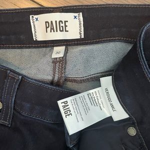 Paige Jeans Size 30 Verdugo Ankle Skinny